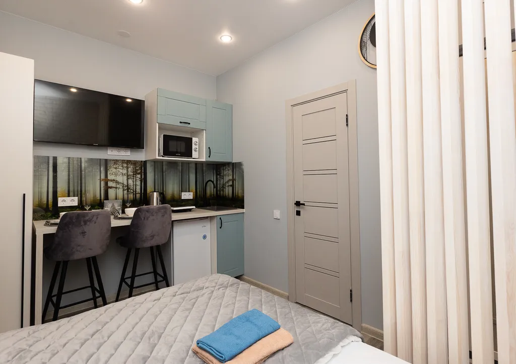 Уютная студия рядом с лесопарком