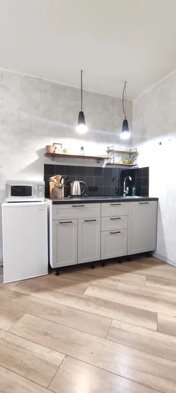 Уютная студия с видом на город