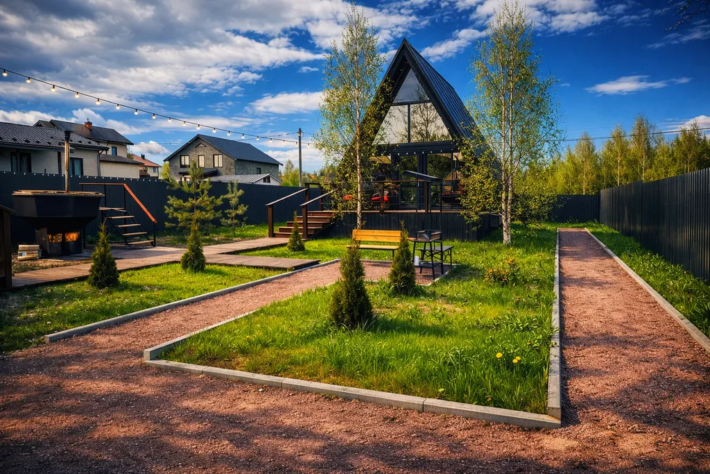 Коттедж Афрейм с банным чаном и большой баней — аренда посуточно в Озерки