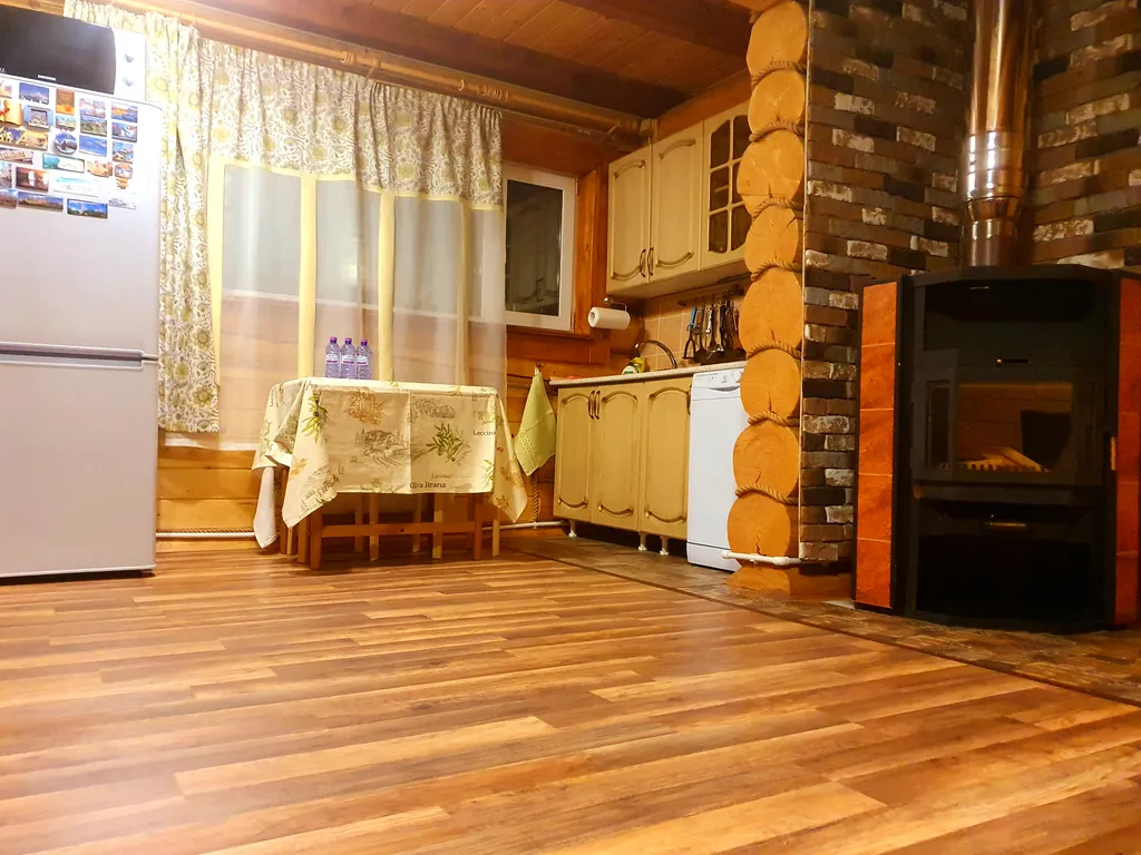 Коттедж с 1-й спальней, камин + сауна