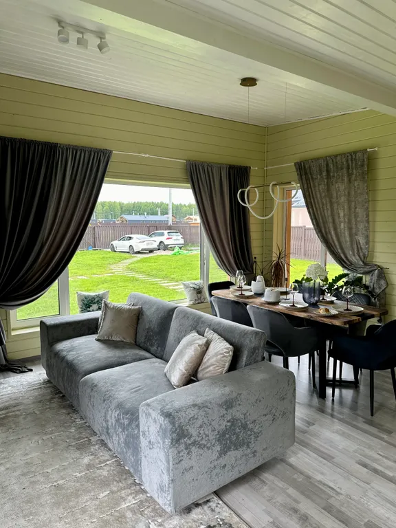 Стильный дом с чаном