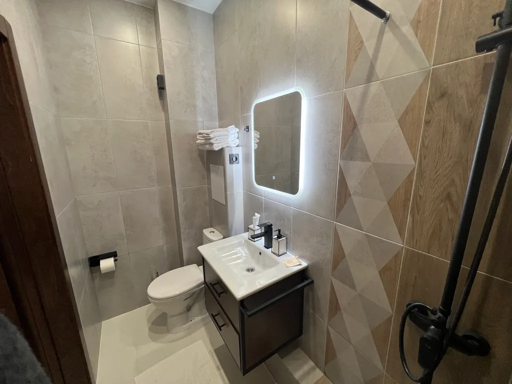 Стильная студия рядом с археопарком и горнолыжным комплексом