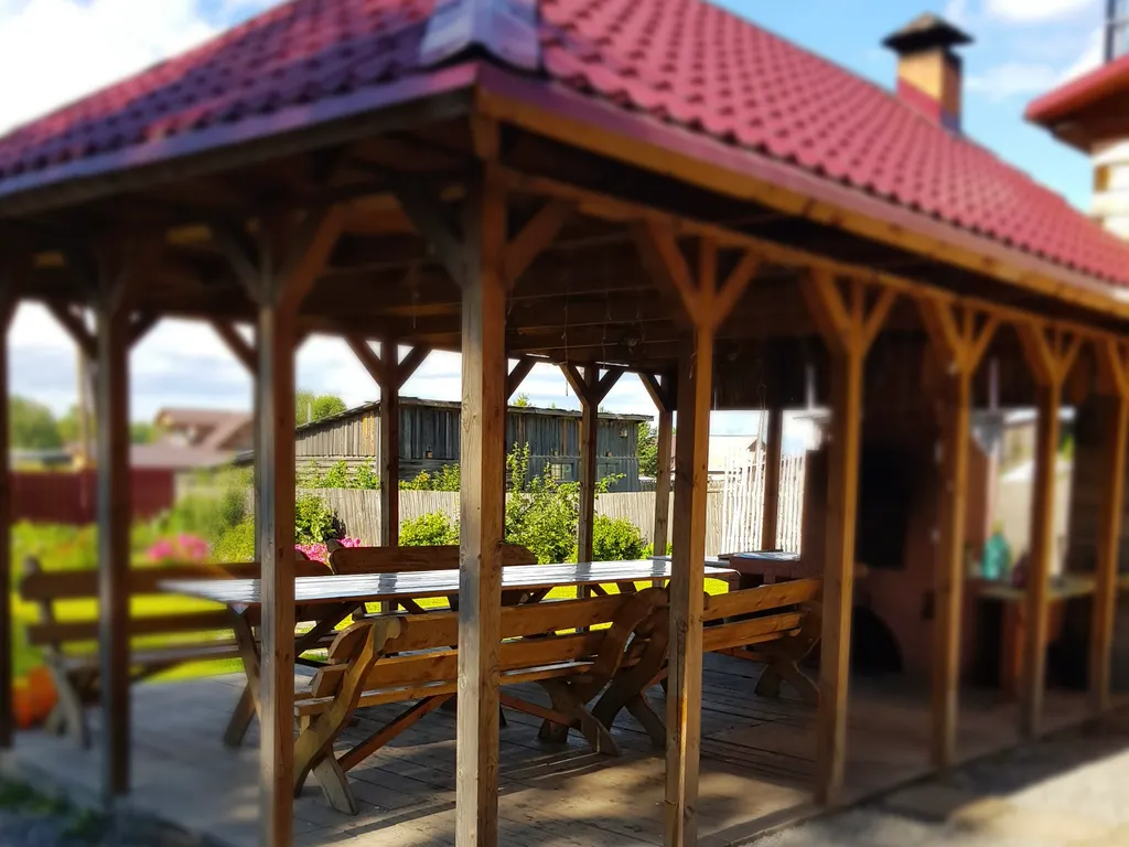 Дом с баней и чаном