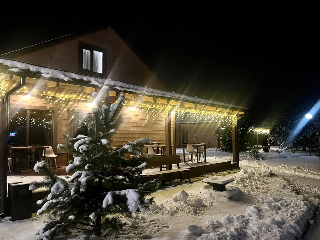 Коттедж 44м в лесу у пруда