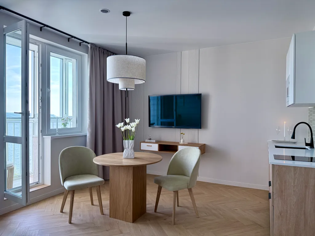 Студия мечты с панорамным видом на Волгу и горы