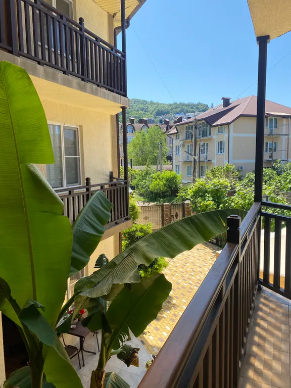 Квартира Квартира Четырехместный двухкомнатный номер в гостевом доме с бассейном — Лазаревское