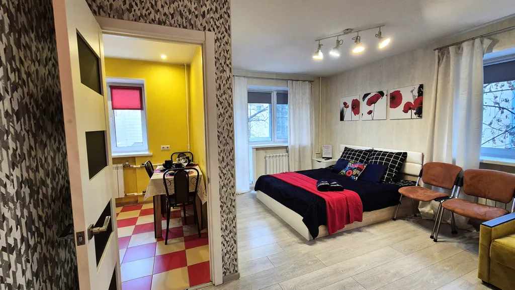 Яркая квартира в центре Пушкино у Победы