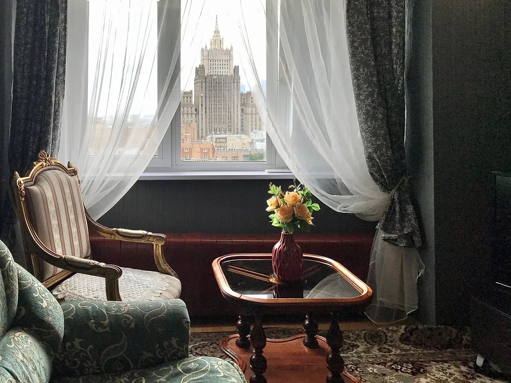 Квартира Квартира Уютная двушка с видом на Московские небоскрёбы — Москва