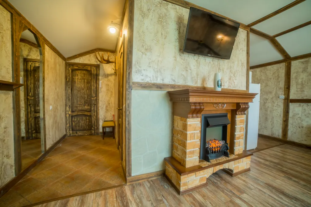 Люкс с джакузи и камином