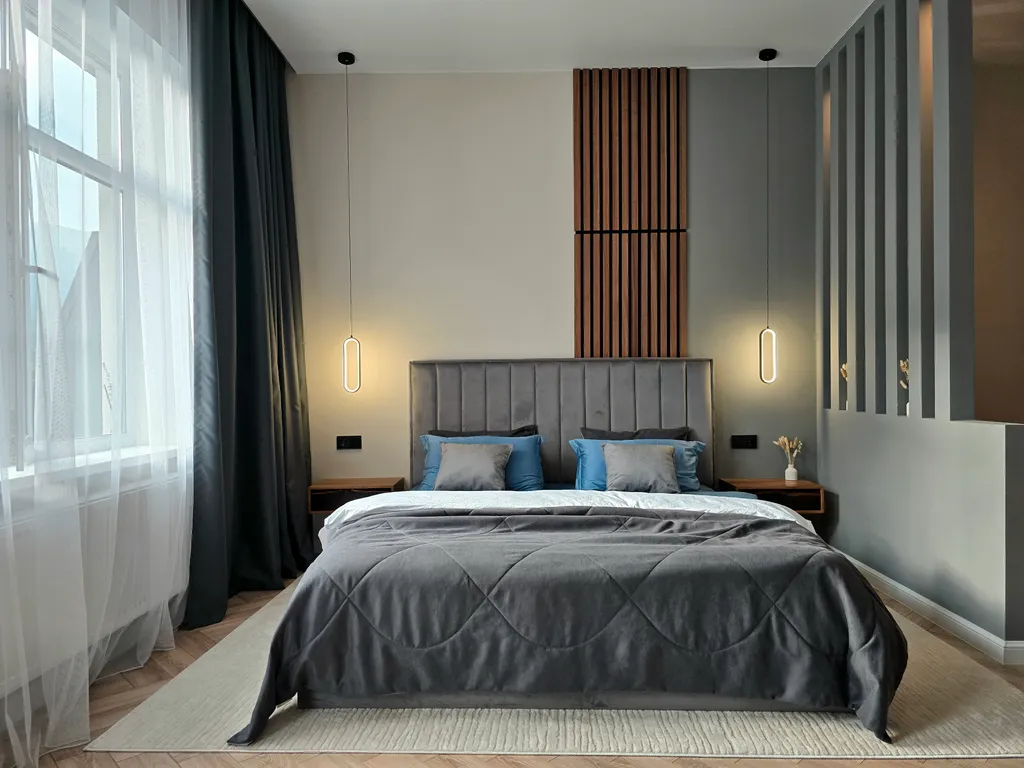 Студия с дизайнерским ремонтом рядом с озером Кара-Кёль