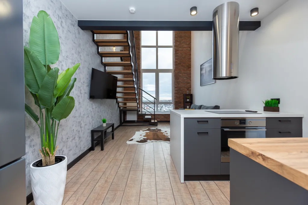 Двухуровневая студия в ЖК "Резидент"