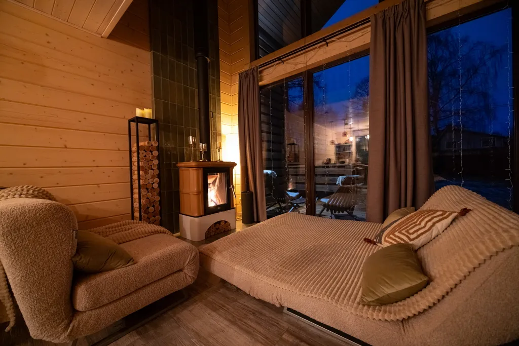 Дом с камином