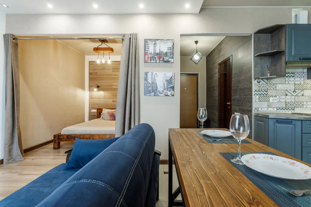 Уютная квартира в стиле лофт