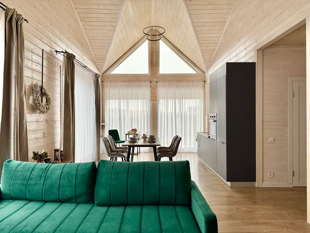 Уютный дом с камином для идеального отдыха