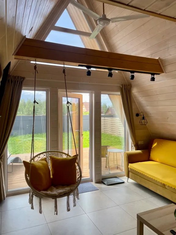 A-frame на берегу Волги