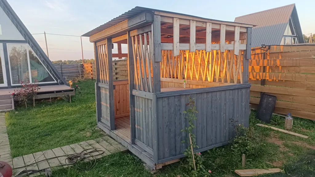 Домик А-Фрейм в деревне