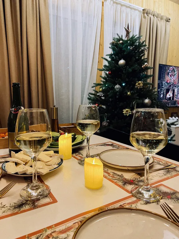 Уютный дом с панорамными окнами с выходом на террасу