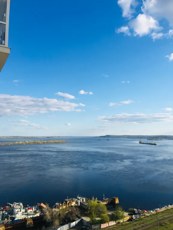 Квартира с панорамным видом на Волгу