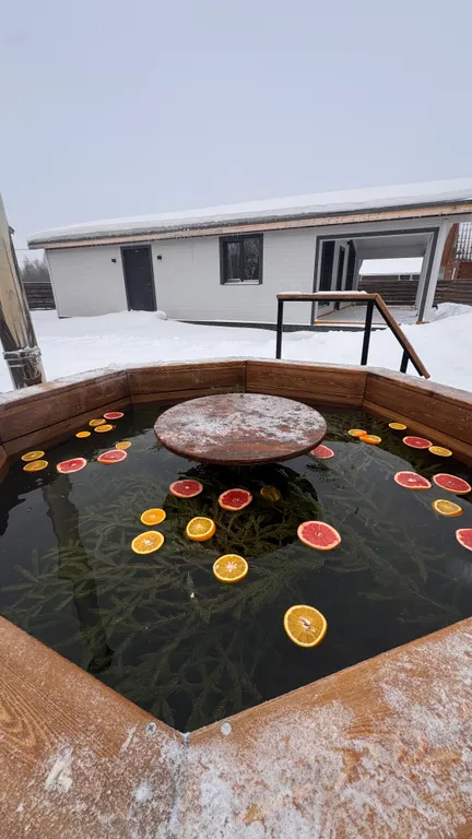 Новый уютный дом с банным чаном