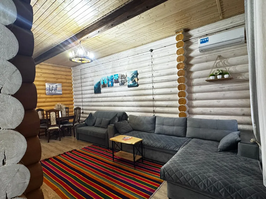 Домик у моря из бруса