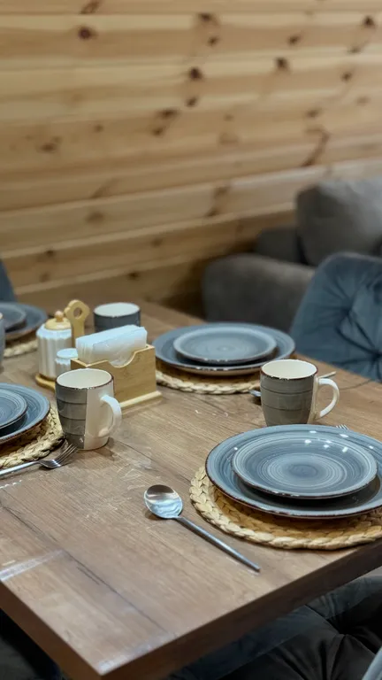 Уютный домик с панорамным видом на горы