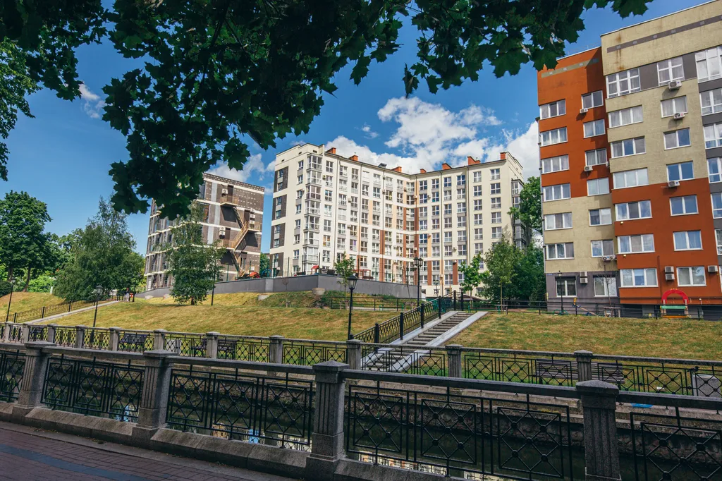 Квартира Квартира в центре города с видом на Верхнее озеро — Калининград