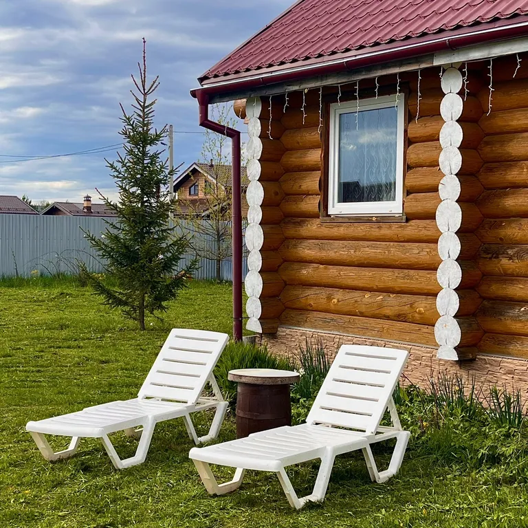 Дом из брёвен с русской баней и финской сауной 7 км от города