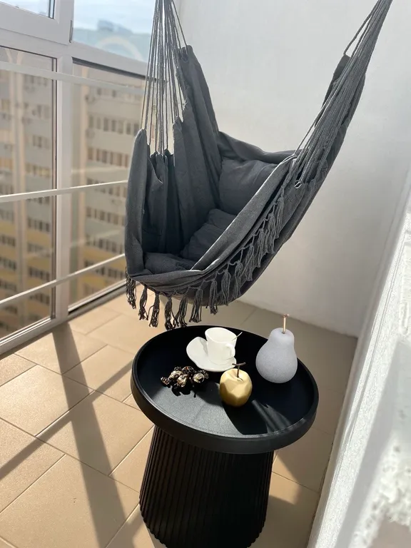 Большая квартира с красивым видом на город в новом ЖК