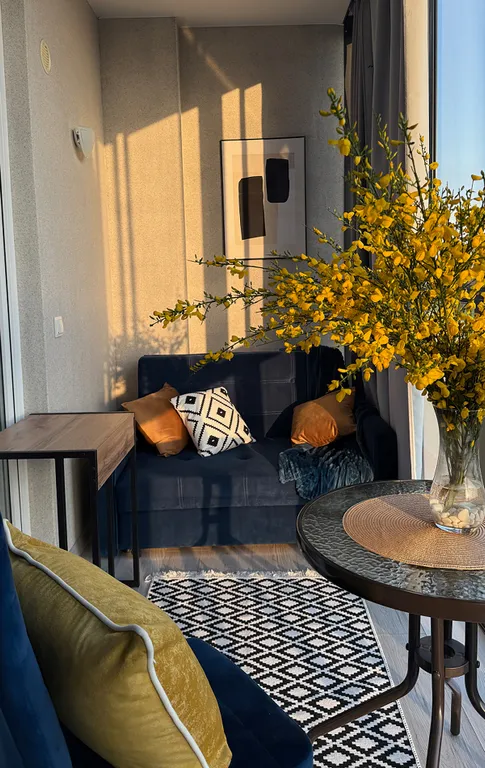 Квартира Квартира Уютная светлая студия с панорамным видом — Светлогорск