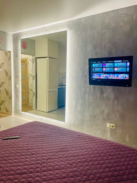 Студия с красивым видом на город