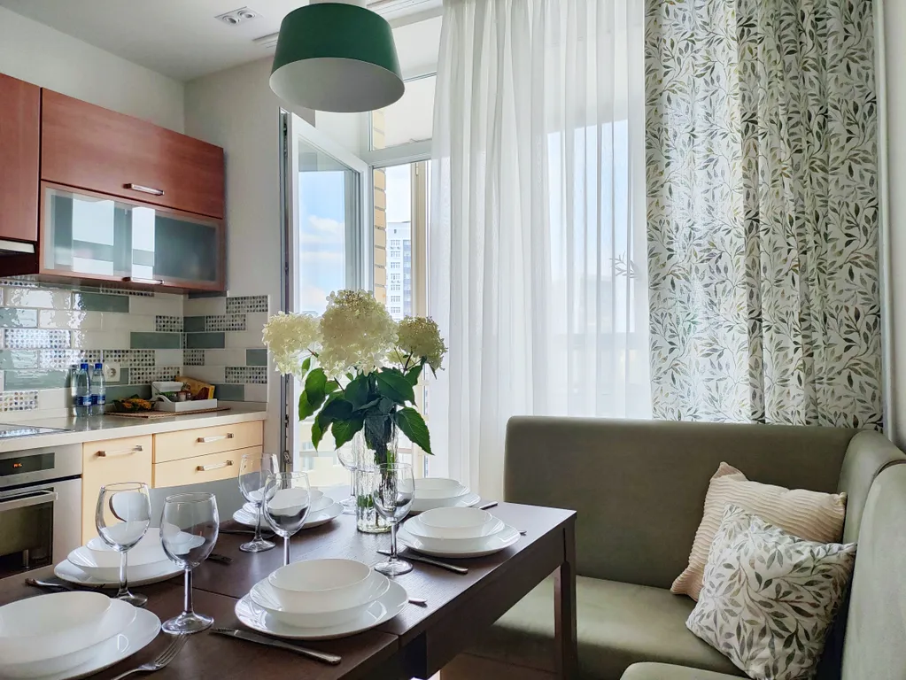 Просторная 2-комнатная квартира Самоцветы для большой семьи