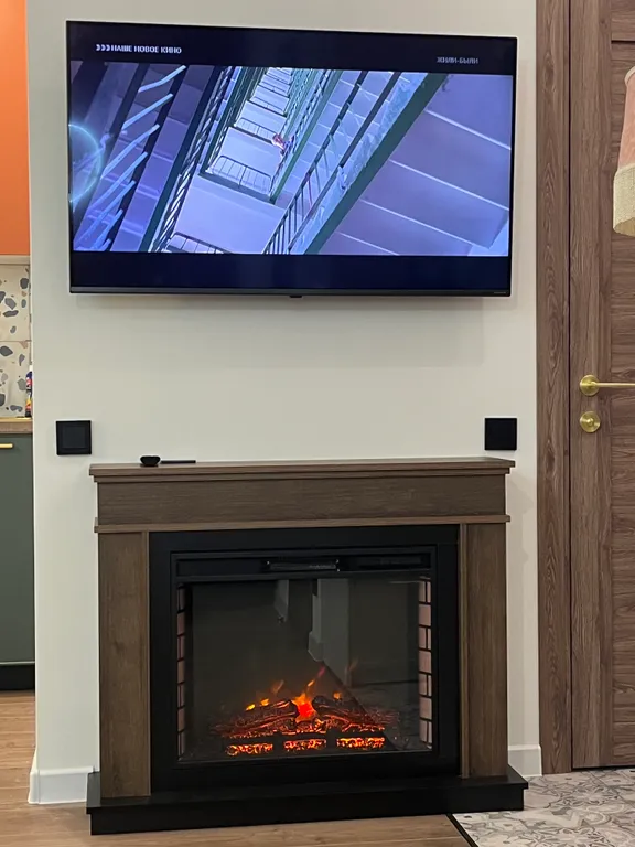 President lux с камином- однокомнатные апартаменты в центре города