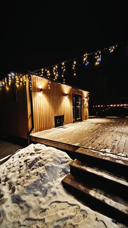 Уютный дом с баней и террасой