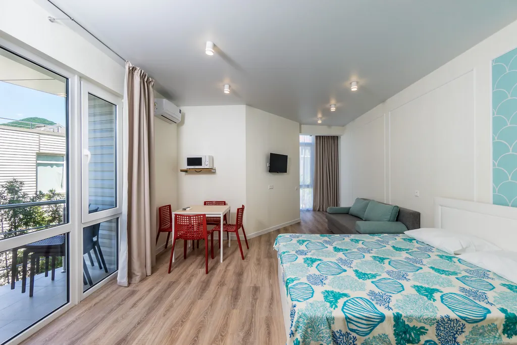 Квартира Студия №3 апартаменты с балконом — аренда посуточно в Ольгинка