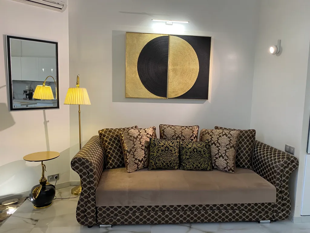 2-х комнатные апартаменты в современном стиле с камином