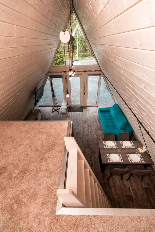 А фрейм 2 c видом на лес