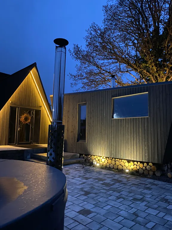 Треугольный дом в скандинавском стиле A-frame