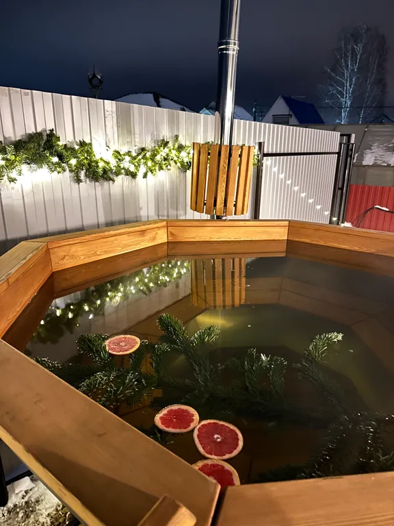 Коттедж Дом-баня с бассейном и чаном — аренда посуточно в Тюмень