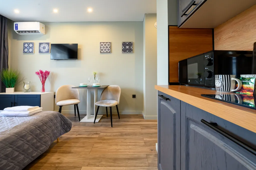 Квартира Квартира Дизайнерская студия у метро — Москва