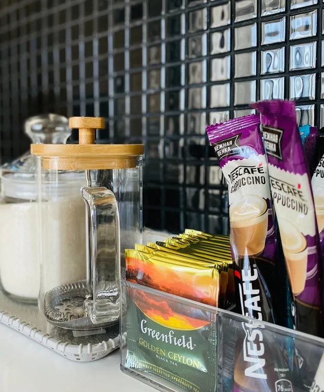 Квартира-студия с видом на горнолыжный комплекс BigWood в Хибинах