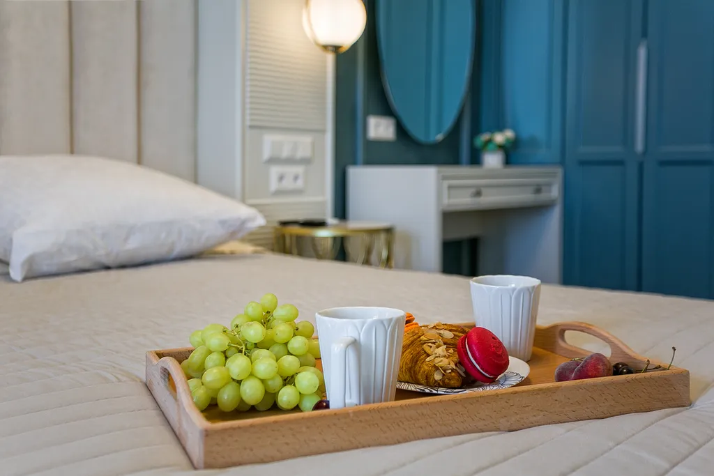 Апартамент с панорамой на море с террасой и 2 санузлами