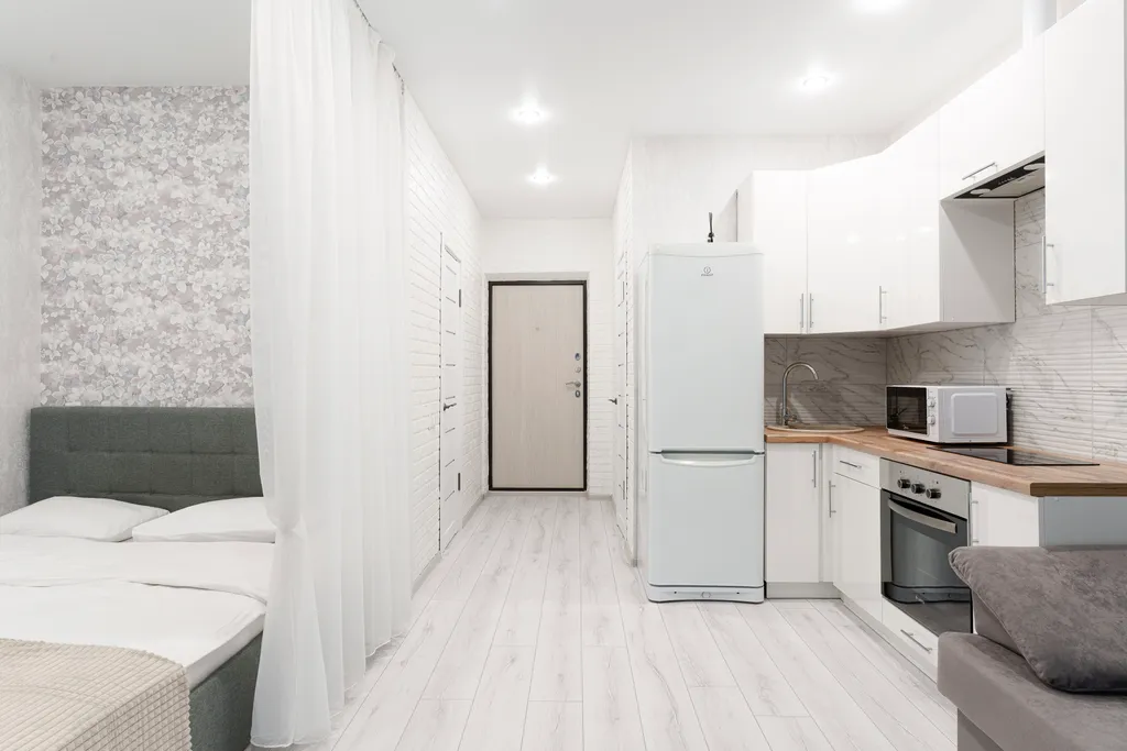 Апартаменты с видом на город в районе Минск мир