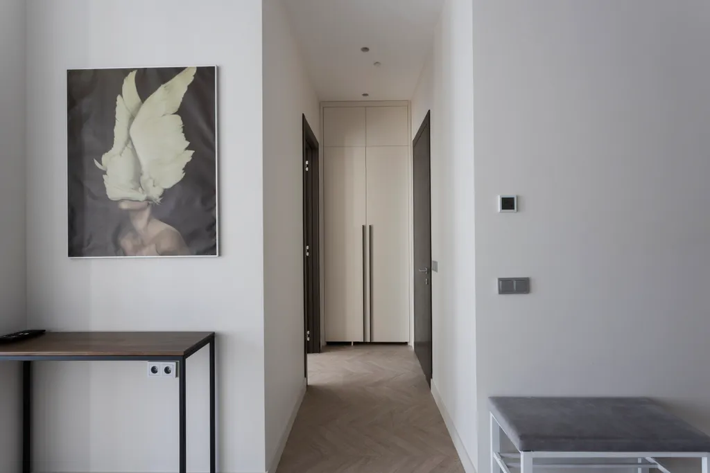 Лаконичный и стильный апартамент с видом на сити