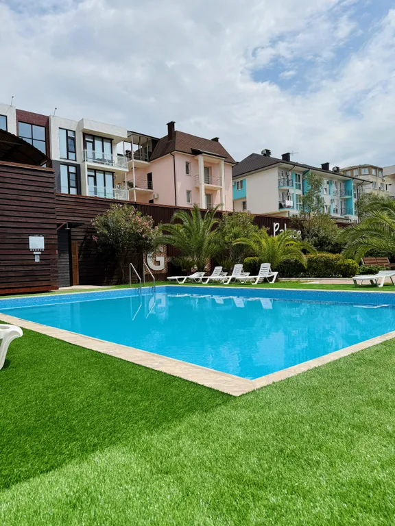 Квартира Апартаменты с подогреваемым бассейном Green Palace Сочи — Сочи