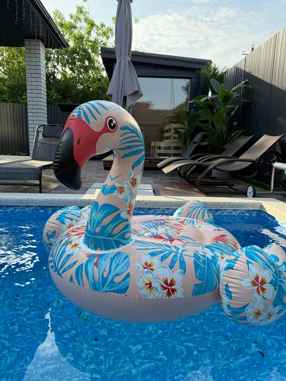 Коттедж Дом с горячим бассейном и баней на дровах — Елизаветинская