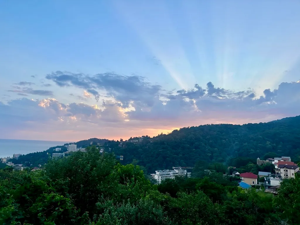 Уютный домик с видом на море