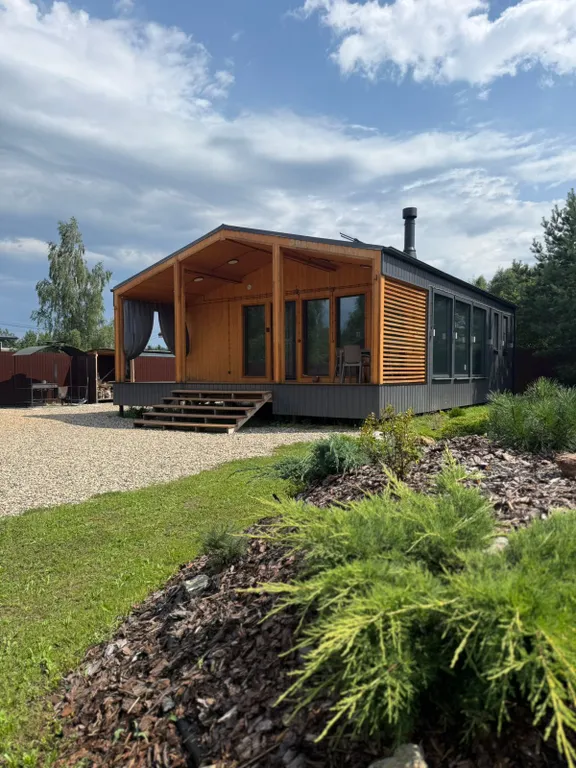 Коттедж Коттедж Современный Новогодний Barnhouse Роман с Надеждой — Гжель