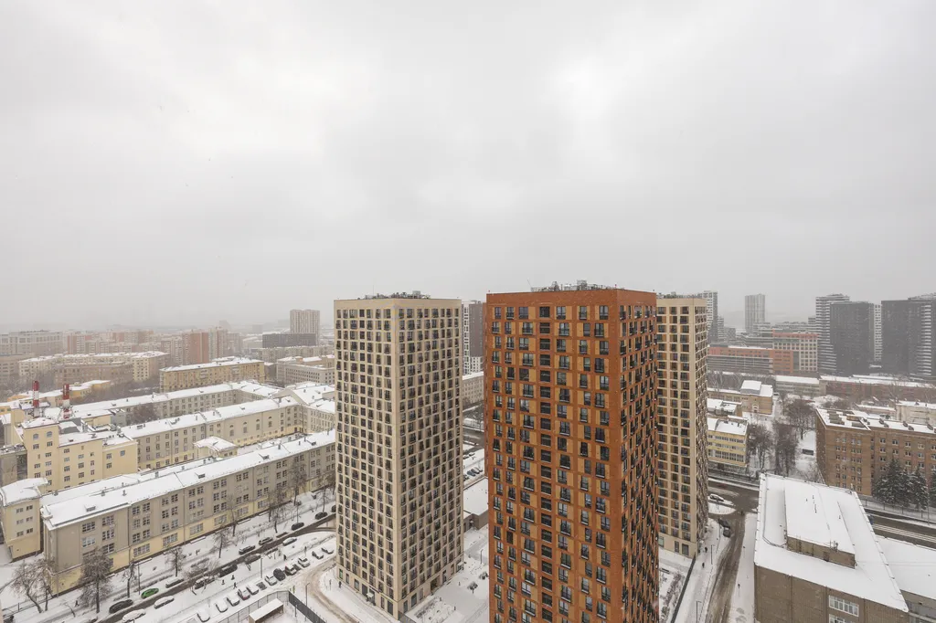 Квартира Квартира Студия Монблан-панорамный вид на Москву с 26 этажа в ЖК Бизнес-класса! — Москва