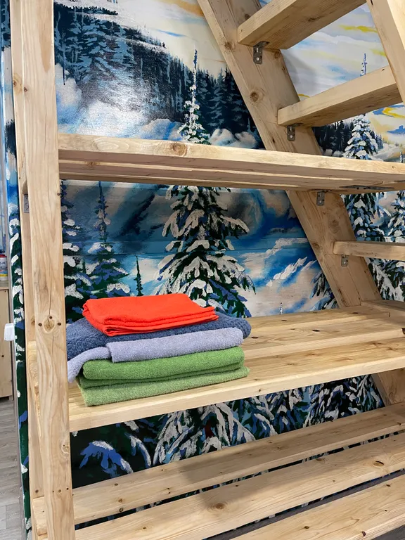 Коттедж Шале в стиле A-frame с видом на горы и лес — Шерегеш