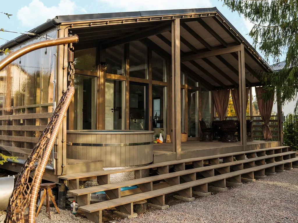 Коттедж Домик на берегу реки Охта — Агалатово